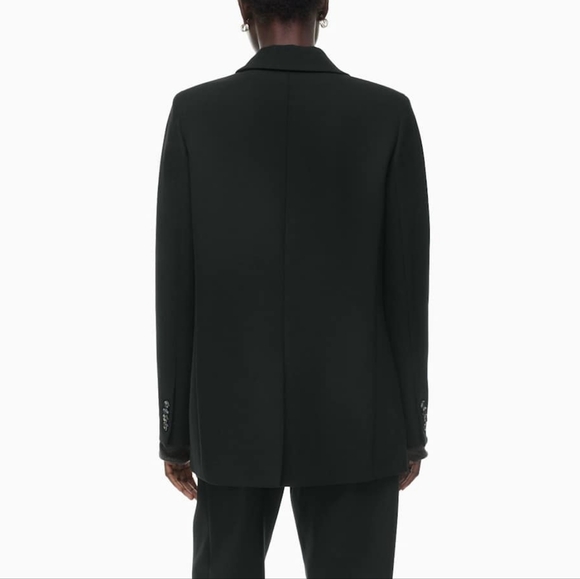 SOLD 🌟Aritzia Wilfred Black Generation Softly Structured Relaxed Blazer Size XS - Picture 9 of 16